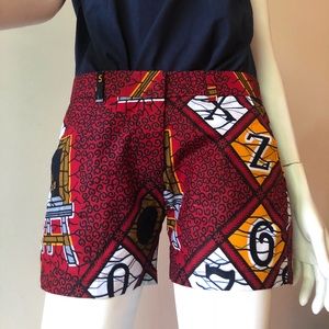 African print shorts. Summer shorts. Hot shorts.